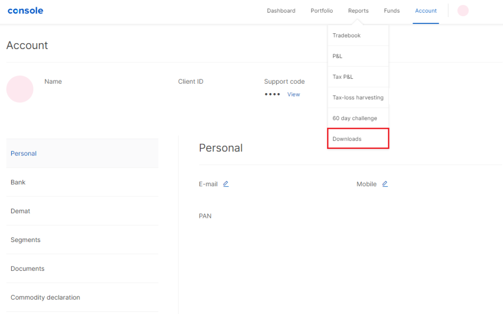 Download Contract Note for Traders from Zerodha - Learn by Quicko