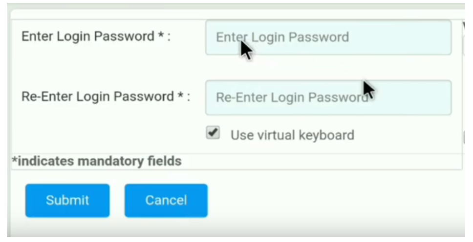 canara bank net banking login password