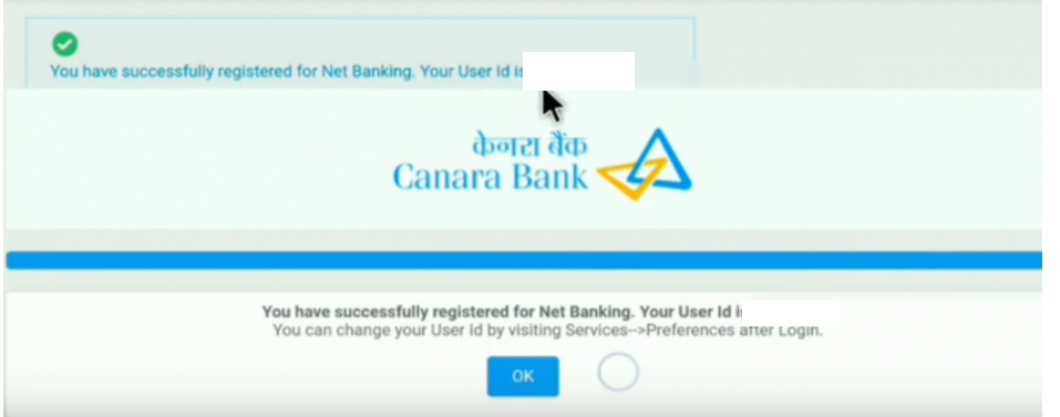 canara bank net banking registration