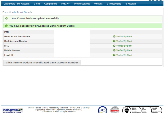 canara bank online e-verify